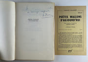 Poètes wallons d'aujourd'hui. Willy Bal, Gabrielle Bernard, Henri Collette, Marc de Burges, Franz Dewandelaer, Willy Félix, Emile Gilliard, Robert Grafé, Jean Guillaume, Marcel Hicter, Jenny d'Inverno, Emile Lempereur, Albert Macquet, Louis Remacle, Georges Smal, Léon Warnant. par Textes présentés et traduits par Maurice PIRON - Image 2
