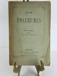 Oeuvres posthumes (poésies)