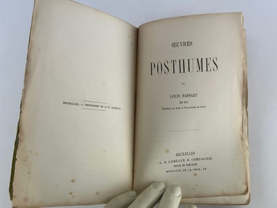 Oeuvres posthumes (poésies)