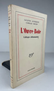 L'ouvre-boîte. Colloque abhumaniste. 4 dessins hors texte de Camille Bryen.. AUDIBERTI (Jacques) / BRYEN (Camille)