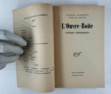 L'ouvre-boîte. Colloque abhumaniste. 4 dessins hors texte de Camille Bryen.