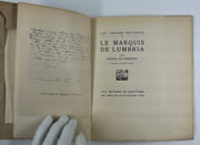Le marquis de Lumbria.  par Miguel de UNAMUNO. Traduction de Jean Cassou. - Image 2