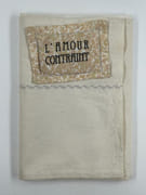 (LIVRE D'ARTISTE) L'amour contraint, 24 poèmes de Corinne Boutterin, illustrés par 24 bois (sur poirier) et 1 frontispice de Michel Lasserre. par Corinne BOUTTERIN Michel LASSERRE.  - Image 1