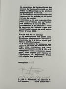 (LIVRE D'ARTISTE) L'amour contraint, 24 poèmes de Corinne Boutterin, illustrés par 24 bois (sur poirier) et 1 frontispice de Michel Lasserre. par Corinne BOUTTERIN Michel LASSERRE.  - Image 6