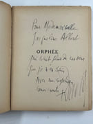 (POESIE) Orphée. Envoi autographe signé. par Fernand DIVOIRE (1883 - 1951) - Image 1