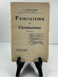 Féminisme et Christianisme. 6e édition. Hommage de l'auteur.
