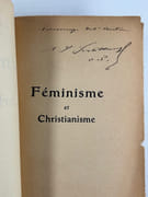 Féminisme et Christianisme. 6e édition. Hommage de l'auteur. par A. D. SERTILLANGES (Antonin-Gilbert Sertillanges, en religion Antonin-Dalmace Sertillanges) - Image 3