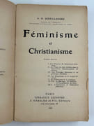 Féminisme et Christianisme. 6e édition. Hommage de l'auteur. par A. D. SERTILLANGES (Antonin-Gilbert Sertillanges, en religion Antonin-Dalmace Sertillanges) - Image 4