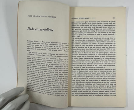 Entretiens sur le Surréalisme (Dada et Surréalisme). Sous la direction de Ferdinand ALQUIE - Noël Arnaud - Pierre Priogioni.