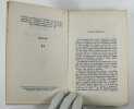 L'amour et la peur. Lettres et pages du journal.. Elisabeth C.  Avant-propos de Yves R.