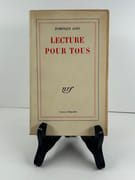 Lecture pour tous. Envoi autographe signé "pour Henri Devaux et les Jeunesses Littéraires de France / très amicalement" par Dominique AURY - Image 2