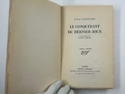 Le Conquérant du dernier jour. Edition originale. par Louis CHADOURNE. Préface de Valery Larbaud. - Image 2
