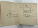 La Ville charnelle. Envoi autographe sign&eacute; &agrave; l'&eacute;crivain Andr&eacute;-Ferdinand Herold : "&agrave; mon cher ma&icirc;tre Ferdinand Herold / hommage / d'admiration / ...