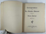 Correspondance de Paul Roulier-Davenel recueillie par Sacha-Guitry et illustrée par lui. par Paul ROULIER-DAVENEL (Sacha GUITRY). - Image 2