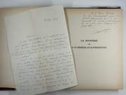 Le mystère de l'auberge-aux-Pernette. Envoi autographe signé à René Bailly, accompagné d'une lettre manuscrite. par Claire MARS. Illustrations de René SOURZAC.  - Image 2