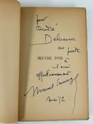 Oeuvre d'or. Poèmes. Envoi autographe signé au poète André Delacour.  par Marcel SAUVAGE - Image 4