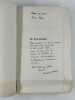 Le Scandale. Roman. Envoi autographe sign&eacute; &agrave; Pierre Lhoste.. Maurice TOESCA