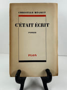 C'était écrit. Envoi autographe signé à Gérard Mainguet. par Christian MEGRET - Image 2