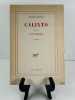 Calixto. Suivi de Contr&eacute;e. Po&egrave;mes.. Robert DESNOS
