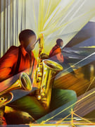Raymond POULET Lithographie Jazz trio II. Numérotée 7/225 et signée au crayon.  par Raymond POULET - Image 2