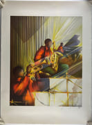 Raymond POULET Lithographie Jazz trio II. Numérotée 7/225 et signée au crayon.  par Raymond POULET - Image 5