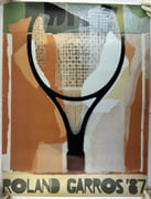 Poster Roland Garros 87, par Titus CARMEL par Titus Carmel  - Image 1