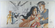 Jaquette pour le tome 1 Esmeralda, numérotée 98/160 et signée.  par Jean-Marc STALNER - Image 1