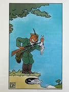 Poster le chasseur et les deux lièvres par Joost SWARTE - Image 1