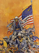 Affiche du film Touche pas la femme blanche de Marc Ferri. par MOEBIUS - Image 2