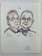 Dédicace / Dessin original de Jack MANINI "pour Big Didier et Big Ben". par  - Image 1