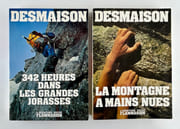(ALPINISME) Réunion de 2 titres : La montagne à mains nues - 342 heures dans les Grandes Jorasses. Chaque exemplaire est augmenté d'un envoi autographe signé. par René Desmaison - Image 1