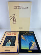 Glen Baxter. Une âme en tourment. Catalogue d'exposition Centre national de l'estampe et de l'art imprimé. JOINT deux ouvrages de G. Baxter : Ma vie, Hoëbeke 1990 / Haro sur le suif, Hoëbeke 2005. par Glen BAXTER - Image 1