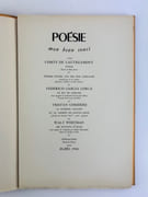 Poésie mon beau souci. Tomes I & II. Complet. Un des 25 exemplaires sur vélin Marais destinés aux Amis de GLM.  par Collectif - Image 2