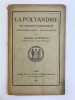 La Polyandrie. Ses origines communistes -  Adelphogamie - Matriarcat. Georges Raynaud