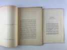 (MADAGASCAR) R&eacute;union de trois plaquettes : A. Marre : Coup d'oeil sur les chants et  les po&eacute;sies malgaches, Torino, Carlo Clausen, 1900, 20p. /A. ...