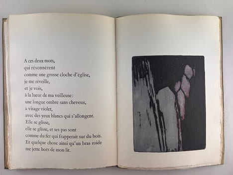 (LIVRE D'ARTISTE) Un rêve c'est. (Tiré de Pièce de pièces, Temps perdu ) . Alain de LA BOURDONNAYE (1930-2016) Xavier FORNERET (1809-1884)