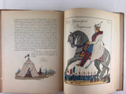 A propos de chansons. Récits pour les enfants par Marcelle Fauchier-Delavigne. Orné d' images en couleurs par Guy Arnoux.Le Pont d'Avignon - Le Roi Dagobert - Malbrough - Il pleut, Bergère - Le Père Bugeaud -Monsieur Dumollet par Guy Arnoux - Marcelle Fauchier-Delavigne - Image 10