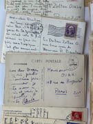 Lot de 227 cartes postales adressées au Docteur Ovary dans les années 1920-1930 par ses patients, amis, proches. 211 sont pour la plupart en hongrois, 16 en français. par Zoltan OVARY / OVARI (1907-2005 - Image 2