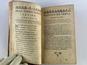 Traduction des Satires de Perse et de Juvenal. Nouvelle édition, augmentée d'Arguments à chaque Satire. par Par le P. Tarteron, dela Compagnie de Jesus - Image 6