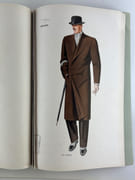 (MODE - COUTURE) Men's fashions 1953/54. Publications E. Soumillion. 10 planches nb & couleurs & 1 double nb, 21 modèles présentés.26 x 37 cm. par  - Image 12