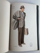 (MODE - COUTURE) Men's fashions 1953/54. Publications E. Soumillion. 10 planches nb & couleurs & 1 double nb, 21 modèles présentés.26 x 37 cm. par  - Image 18