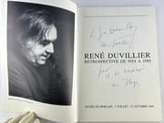 René DUVILLIER Rétrospective de 1954 à 1989. Musée de Morlaix, 7 juillet - 15 octobre 1989. ENVOI de Duvillier au critique d'art Jean-Dominique Rey. 64p.  par René DUVILLIER - Image 1