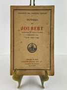 Pensées de Joubert. Reproduction de l'édition originale par Joseph Joubert. Introduction par le Dr Léon cerf. - Image 1