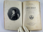 Pensées de Joubert. Reproduction de l'édition originale par Joseph Joubert. Introduction par le Dr Léon cerf. - Image 2