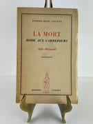 La mort rode aux carrefours. Aide-Mémoire. Nouvelles. Envoi autographe signé au poète Georges Hugnet. par Pierre-Jean LAUNAY - Image 2