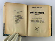 Entretiens 1913-1952 avec André Parinaud et D. Arban, J.-L. Bédouin, R. Bélanche, C. Chonez, P. Demarne, J. Duché, F. Dumont, C.H. Ford, A. PAtri, J.-M. Valverde. par André BRETON - Image 2