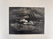 Dessins de Victor Hugo. Les travailleurs de la mer. 64 dessins de Victor HUGO gravés sur bois de bout à taille réelle par MEAULLE. Un des 60 exemplaires sur japon. par Victor HUGO - Image 17
