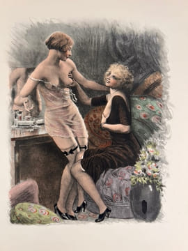 (Erotisme - Curiosa) La Garçonne. Roman de moeurs. 15 pointes sèches en couleurs de Paul Emile Bécat. Victor MARGUERITTE - Paul-Emile BECAT