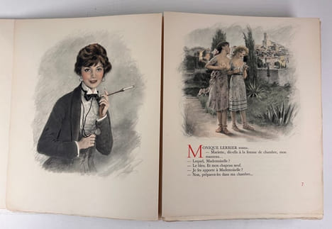 (Erotisme - Curiosa) La Garçonne. Roman de moeurs. 15 pointes sèches en couleurs de Paul Emile Bécat. Victor MARGUERITTE - Paul-Emile BECAT