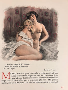 (Erotisme - Curiosa) La Garçonne. Roman de moeurs. 15 pointes sèches en couleurs de Paul Emile Bécat. Victor MARGUERITTE - Paul-Emile BECAT
